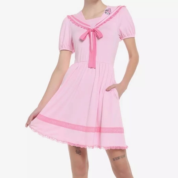 Hot Topic Dresses & Skirts - Hot Topic My Melody Sailor Dress NWT